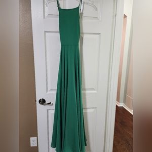 Long Green Dress